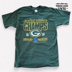FRUIT OF THE LOOM NFL GREEN BAY PACKERS 1996 CENTRAL DIVISION CHAMPS T-SHIRT XL