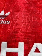 Genuine Manchester United 1990-92 Home Shirt M Adidas Trefoil Sharp Vintage