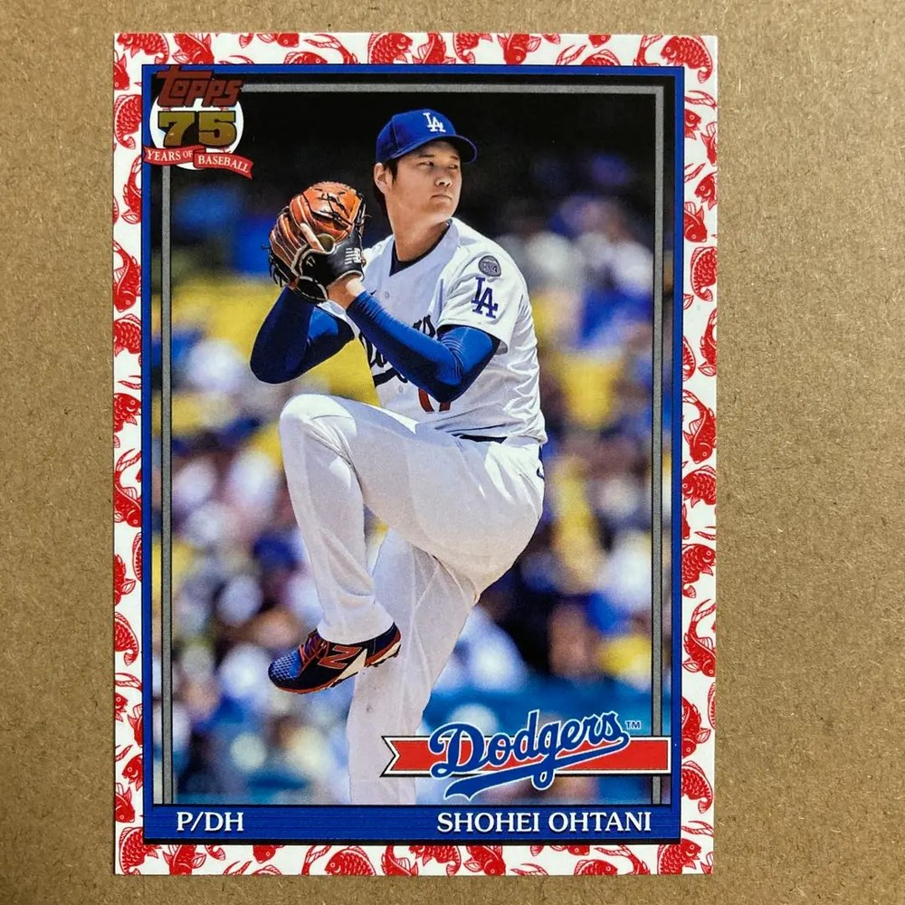 Shohei Ohtani MLB 2026 Topps Japan Edition Catp Koi Insert Card T91-100 Dogers