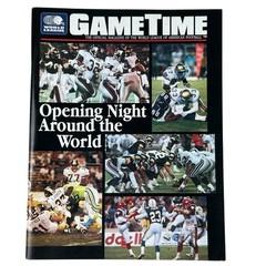 Lot of 5 World League Football Game Time Programs Magazines Premier Issues
