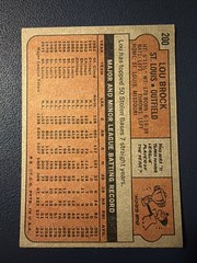 1972 Topps – Lou Brock #200