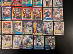 Bulk Football Lot – Random Years and Players – 41 Cards Total