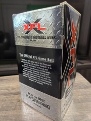 Vintage 2000 Spalding XFL All Leather Official Game Ball VERY RARE CONDITION!