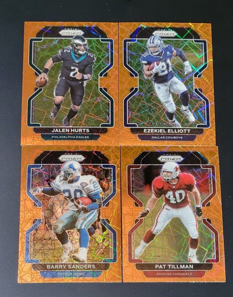 2021 Prizm Football Veteran ORANGE LAZER PRIZMS 1-248 You Pick the Card