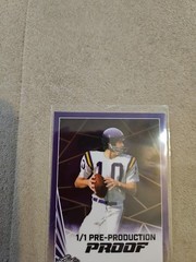 2024 Leaf Collective Fran Tarkenton 1/1 Pre-Production Proof PURPLE COLOR MATCH!