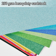 Glitter Cardstock Sheets 11.5×8 Inches 60 Double Sided Paper for Crafts and