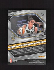 2025 Panini Prizm WNBA #24 Kia Nurse Swirl Prizms