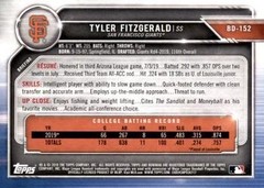 2019 Bowman Draft Paper Prospects #BD-152 Tyler Fitzgerald 1st Giants