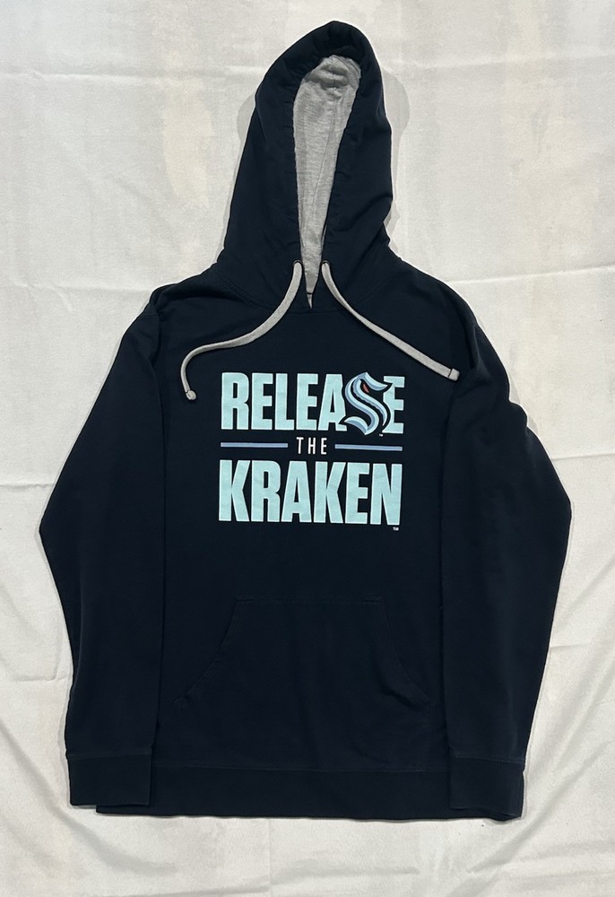 Seattle Kraken Hoodie Men&rsquo;s Large « Release the Kraken »