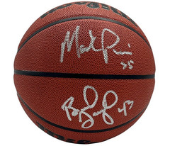 Mark Price & Brad Daugherty Signed Wilson Basketball JSA