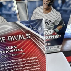 Topps 2025 Chrome Alan Trammell Chrome Rivals Insert #RVA-19 Tigers