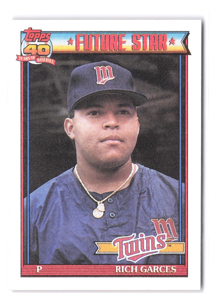 1991 Topps Rich Garces 594 NM