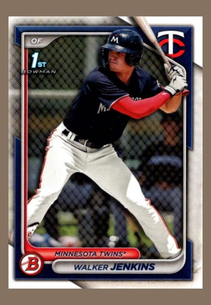 2024 Topps Bowman Chrome #BP-43 Walker Jenkins 1st Bowman Paper