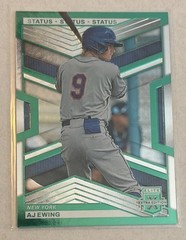 2023 Panini Elite Extra Edition – AJ Ewing #93 Status Green #431/499 NYM Mets