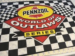 Penzoil World Of Outlaws Sprint Car Flag 3 Ft X 5 Ft