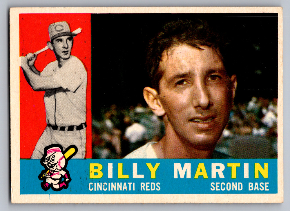 1960 TOPPS #173 BILLY MARTIN REDS