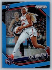 Kiki Iriafen 2025 Panini Prizm WNBA #72 Carolina Blue Rookie /125