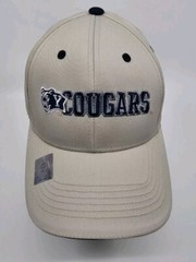 BYU Cougars White Blue Cap Adjustable Strap Hat