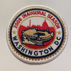 NATIONALS PARK Official « 2008 INAUGURAL SEASON » Iron-On MLB Jersey Sleeve Patch