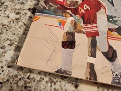🏈1972 Sunoco NFL Action Complete 128 Page Stamp Album🏈 Marked *See Pics*