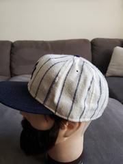 Vintage New York Yankees Wool Baseball Hat Cap Pinstripe American Needle 7 1/2