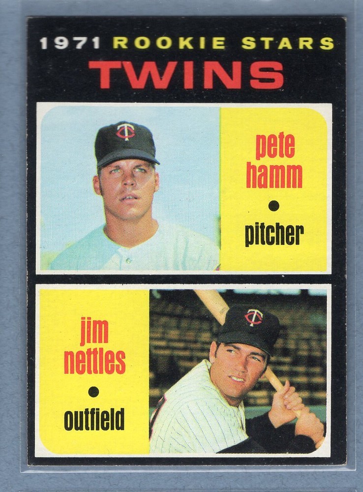 1971 Topps #74 Twins Rookies (Nettles) EX GO501