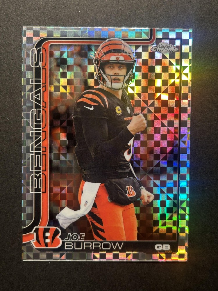 2025 Topps Chrome #61 Joe Burrow X-Fractor