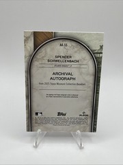 2025 Topps Museum Spencer Schwellenbach Archival Auto RC Pink Sapphire #/99