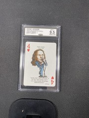 Eddie Vedder 2022 Hero Decks Rock N&rsquo; Roll Four of Hearts CCG 9.5 RC