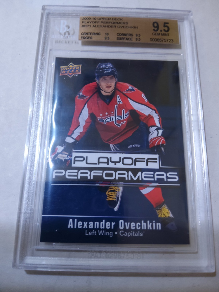 2009-10 Upper Deck Playoff Performers #PP1 Alexander Ovechkin BGS 9.5 POP ONE $