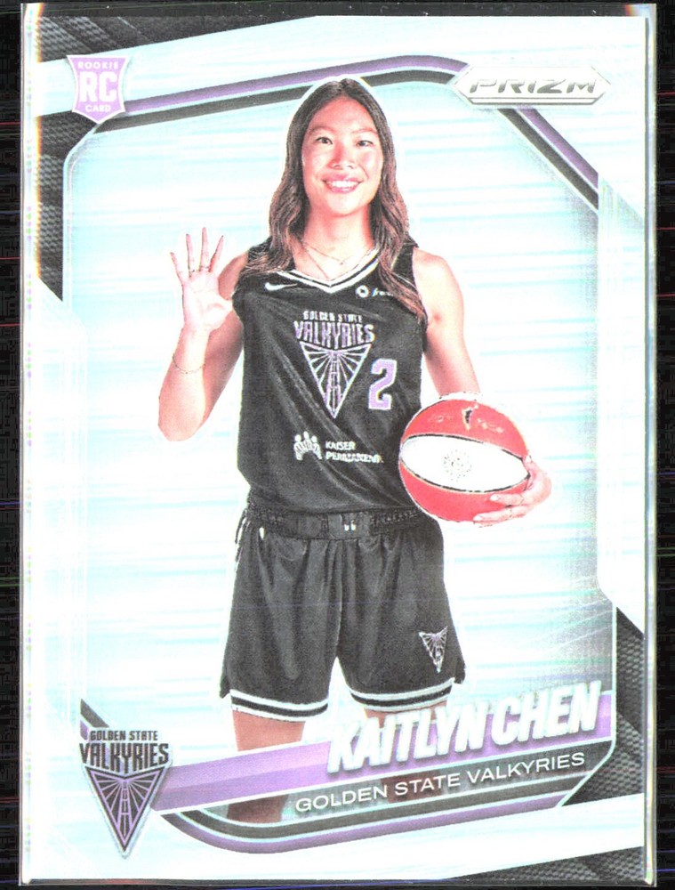 2025 Panini Prizm WNBA #143 Kaitlyn Chen Silver Prizms