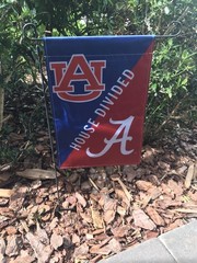 NEW Auburn vs. Alabama House Divided Garden Flag