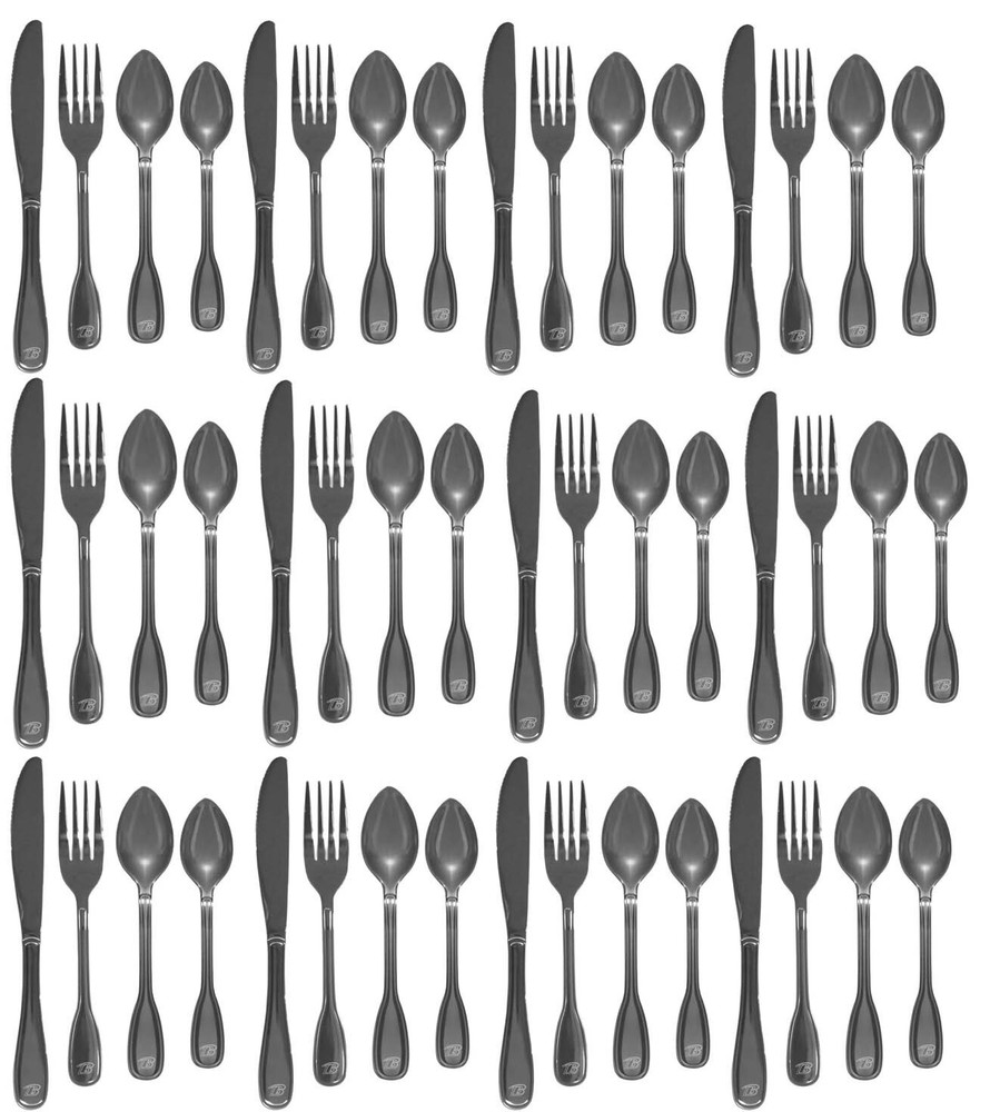 Three (3) – Baltimore Ravens Stainless Steel Flatware 16 Piece Utensil Sets