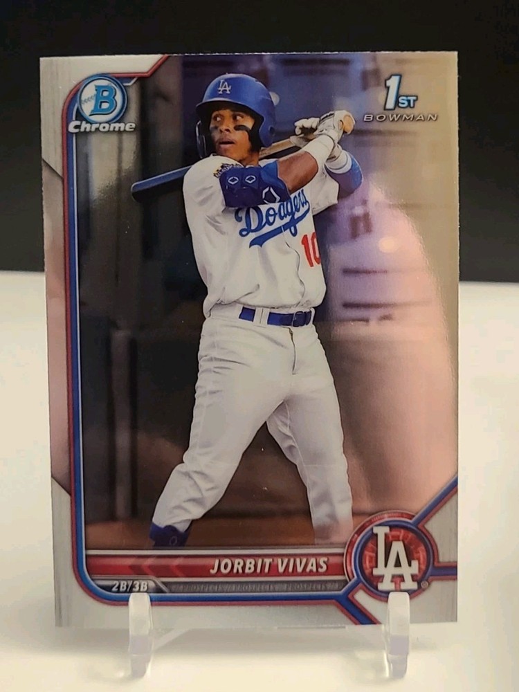 2022 Bowman – Chrome Prospects Jorbit Vivas #BCP-24 1st Bowman RC