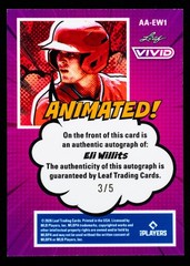 Eli Willits Auto 3/5 2026 Leaf Vivid Baseball Animated Nationals