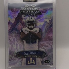 Wild Card Fantasy Football Kanji Dez Bryant Cowboys #FMKMPU1-DB 5/5