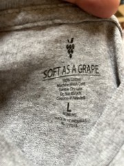 SOFT AS A GRAPE GRAY PITTSBURGH PIRATES T-SHIRT WOMEN&rsquo;S VARIOUS SIZES NEW