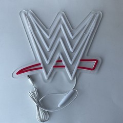 World Wrestling Entertainment WWE Logo USB Powered Light LED Neon Wall Sign