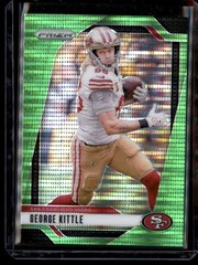 2024 Panini Prizm #253 George Kittle Neon Green Pulsar