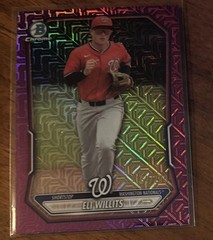 2026 Bowman – Chrome Prospects Eli Willits #BCP-95 Fuchsia Mojo Refractor /299