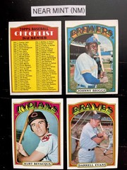 1972 Topps Baseball Cards 76-150 (P-NM) – You Pick – Complete Your Set
