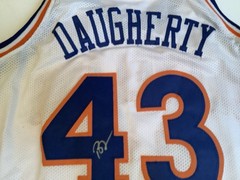 Brad Daugherty Signed Custom Cleveland Cavaliers Jersey JSA Authenticity