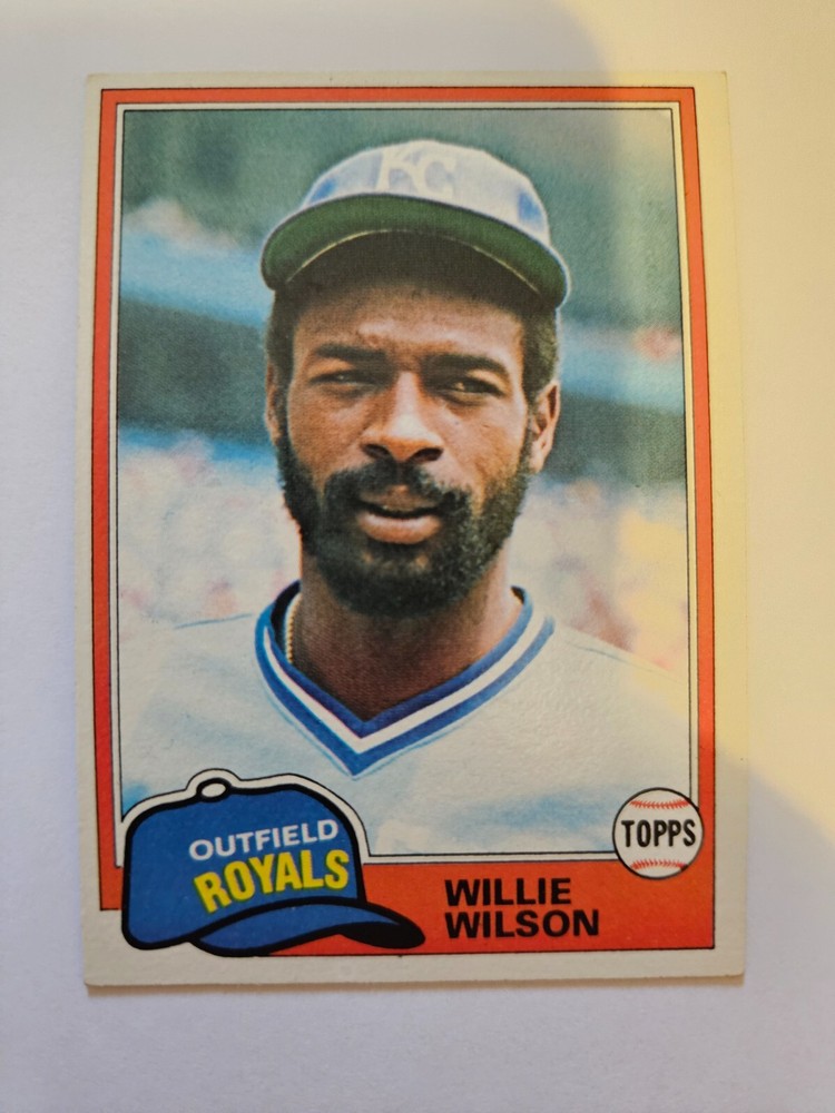 1981 TOPPS WILLIE WILSON #360 NM