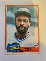 1981 TOPPS WILLIE WILSON #360 NM