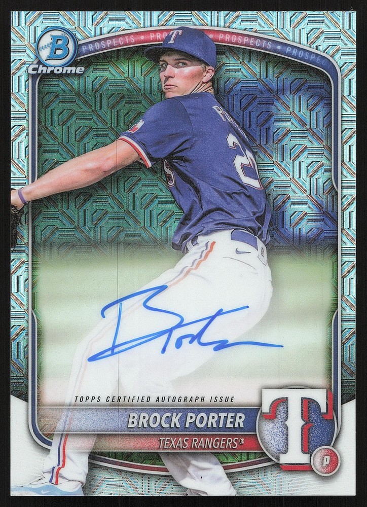 2024 Bowman Chrome #BMA-BP Brock Porter Mojo Refractors Auto