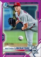 2021 Bowman Chrome Matthew Liberatore BCP-29 Fuchsia Refractor 130/199