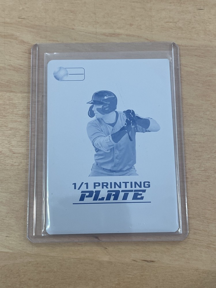 Andrew Fischer 2026 Leaf Pro Set Metal Baseball 1/1 Printing Plate