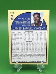 Sam Vincent 1990 NBA Hoops #223 MJ Jersey