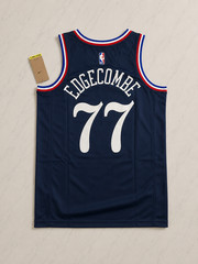 VJ Edgecombe Philadelphia 76ers City Edition Jersey Navy Blue NWT