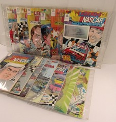 1990&rsquo;s VORTEX COMICS THE LEGENDS OF NASCAR SILVER EDITION HOLOGRAM VOLUMES 1-13